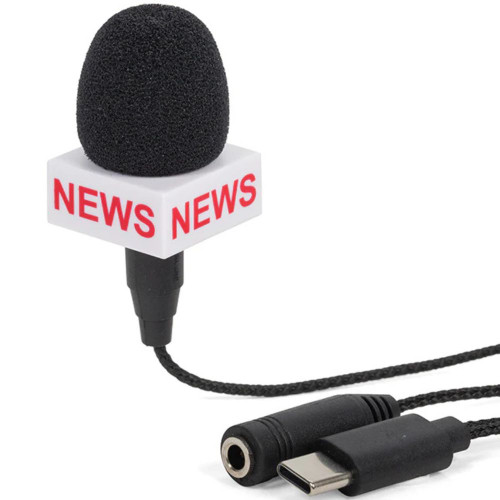 Breaking News Mini Microphone 
