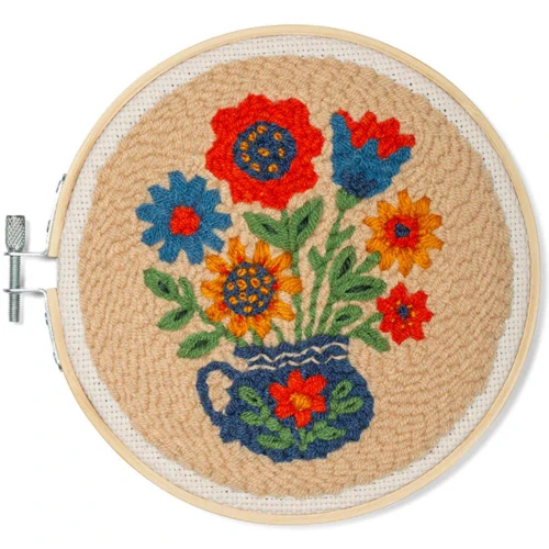 Flower Bouquet Punch Needle Kit