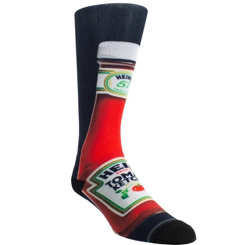 It Has to be Heinz Ketchup Sublimated Socks by Perri's 