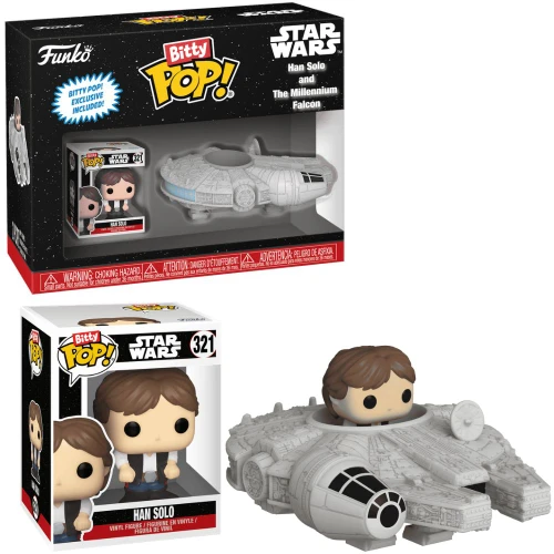 Bitty Pop! Rides - Star Wars Han Solo and The Millennium Falcon