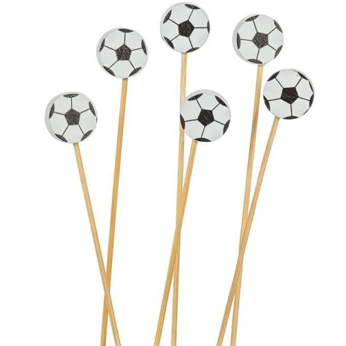 Soccer Ball Toothpicks - 100 Pieces 