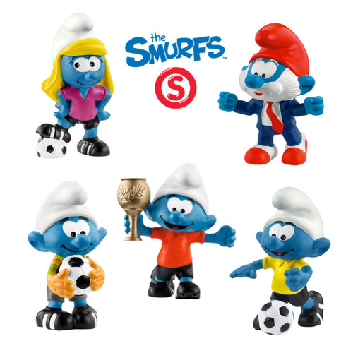 The Smurfs Mushroom House with 2 Figures by Schleich - RetroFestive.ca