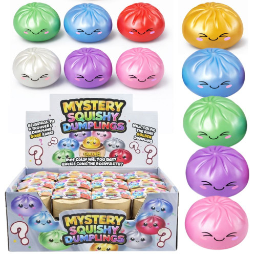 In Display - Metallic Mystery Squishy Dumplings