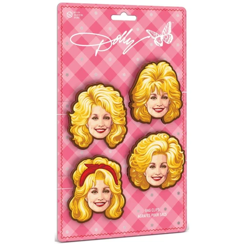 Dolly Parton Bag Clips Set of 4