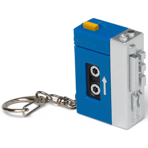 Tape Player LED Keychain with Sound 