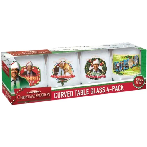 Boxed Christmas Vacation Glasses