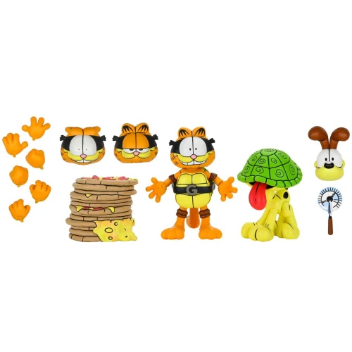 Teenage Mutant Ninja Turtles (Archie Comics) x Garfield - Ultimate Garfello & Odie 7” Scale Action Figures