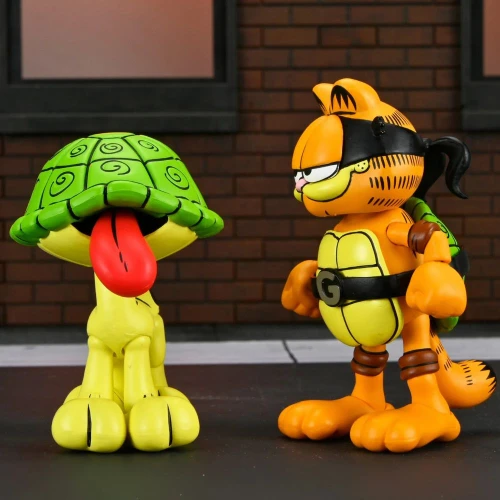 Teenage Mutant Ninja Turtles (Archie Comics) x Garfield - Ultimate Garfello & Odie 7” Scale Action Figures by NECA