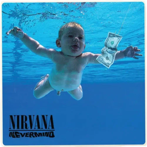 Nirvana Nevermind Album Ceramic Coaster