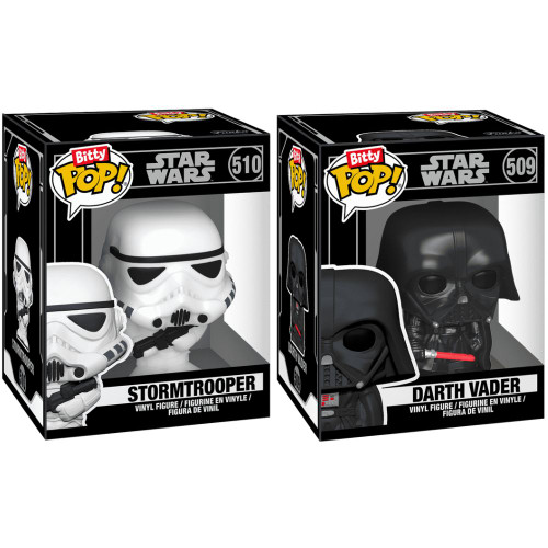 Bitty Pop! : Star Wars  2-Pack - Darth Vader & Stormtrooper