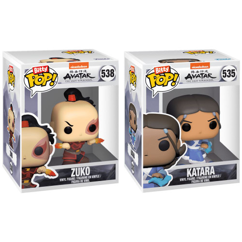 Bitty Pop!: Avatar The Last Airbender 2-Pack - Katara & Zuko