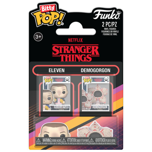 Bitty Pop! : Stranger Things 2 Pack - Eleven & Demogorgon