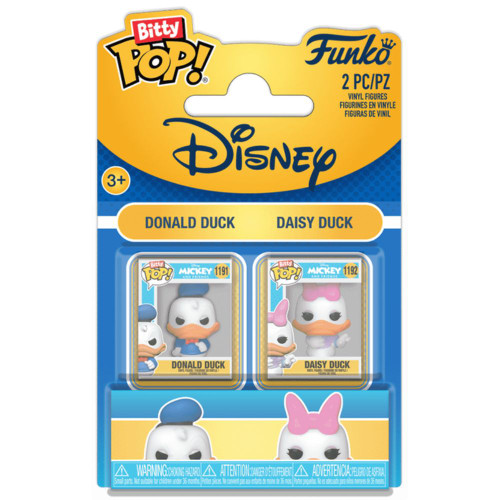 Bitty Pop! : Disney 2 Pack - Donald Duck & Daisy Duck