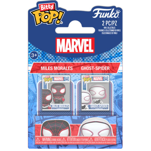 Bitty Pop! : Spider-Man 2 Pack - Miles Morales & Ghost-Spider