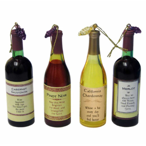Wine Bottle Ornaments