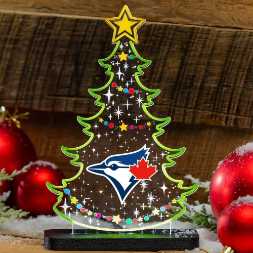 Toronto Blue Jays MLB Christmas Tree LED Desk Light