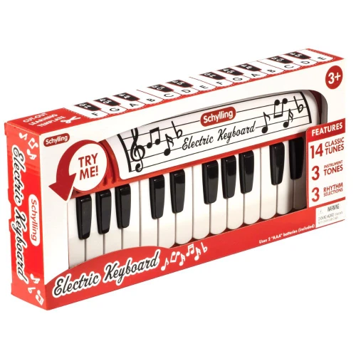 Schylling Classic Electric Keyboard - Side View