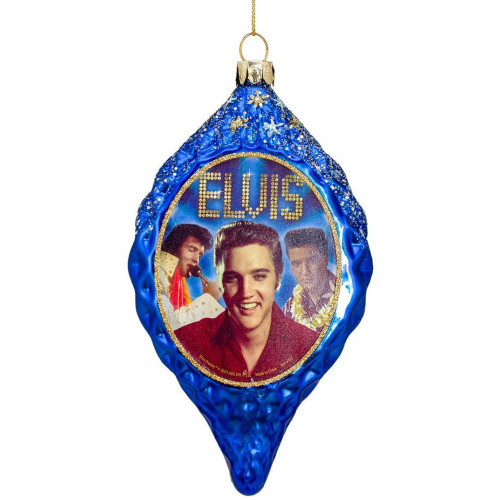 Elvis Glass Orn