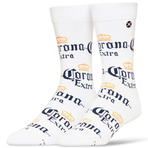 Corona Socks 2 Pack In Can Gift Box by Odd Sox
