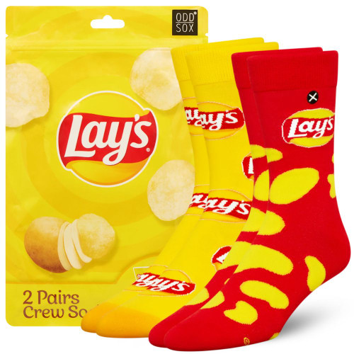 Lays Original Socks 2 Pack In Gift Box by Odd Sox