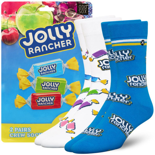 Jolly Ranchers Socks 2 Pack In Gift Box by Odd Sox