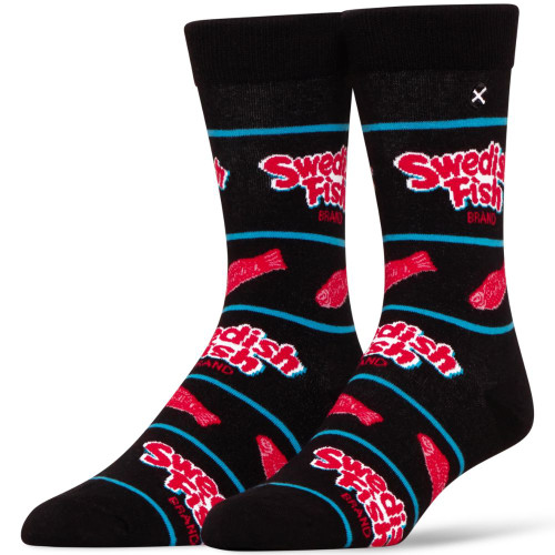 Swedish Fish Socks 2 Pack In Gift Box by Odd Sox