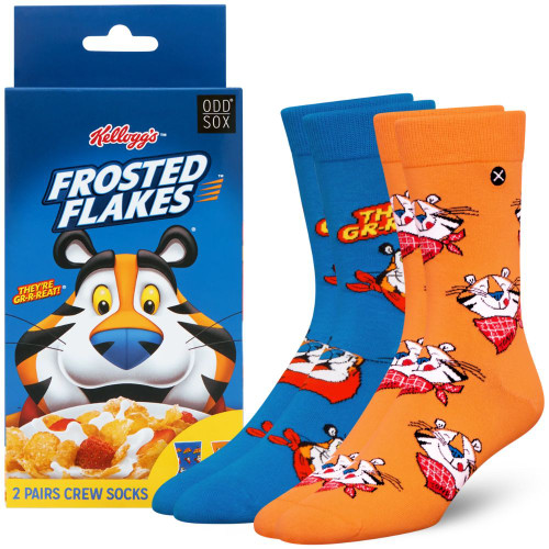 Frosted Flakes Socks 2 Pack In Gift Box by Odd Sox