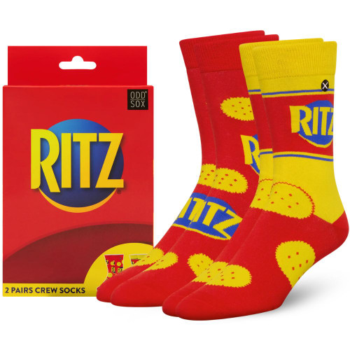 Ritz Socks 2 Pack In Gift Box by Odd Sox