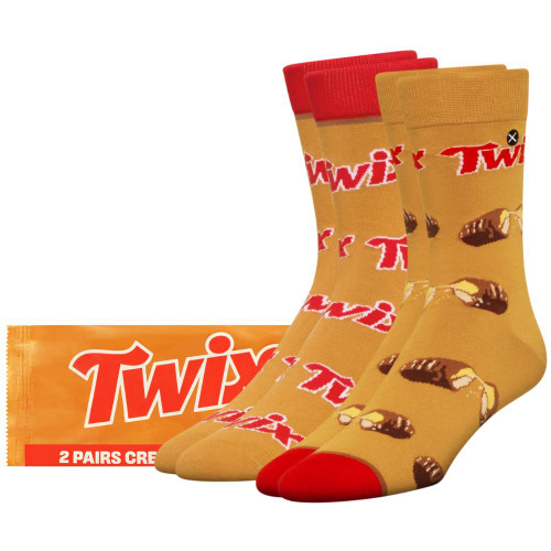 Twix Socks 2 Pack In Gift Box by Odd Sox
