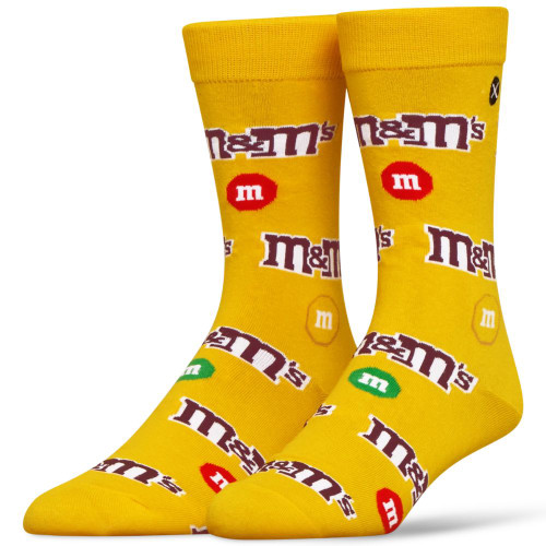 Peanut M&M's Socks 2 Pack In Gift Box by Odd Sox
