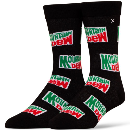 Mountain Dew Socks 2 Pack In Soda Can Gift Box by Odd Sox