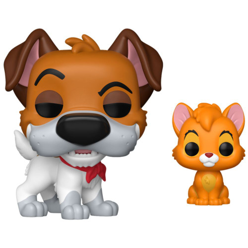 Pop! Disney: Oliver And Company - Dodger With Oliver