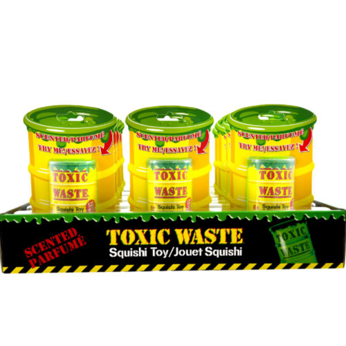 Toxic Waste Squishi Toy display