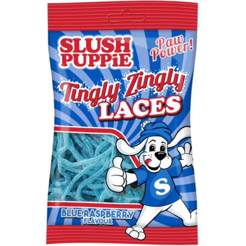 Slush Puppie Tingly Zingly Laces Blue Raspberry
