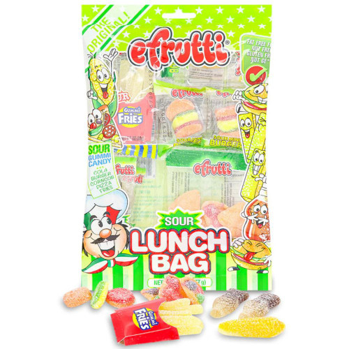 E-Frutti Gummie Sour Lunch Bag Tray