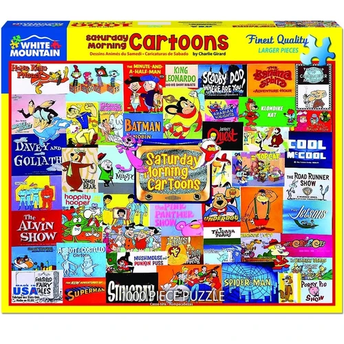 Saturday Morning Cartoons puzzle box.