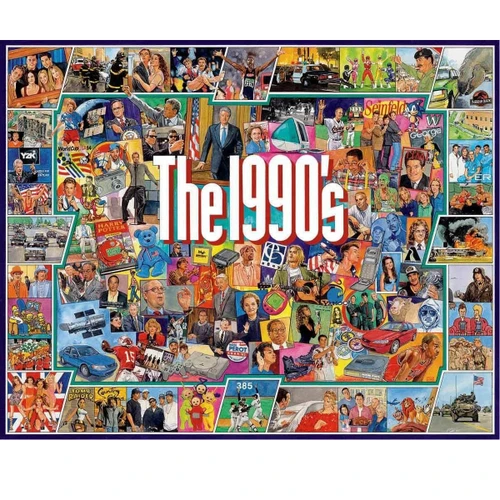 The 1990's - 1,000 piece Jigsaw Puzzle