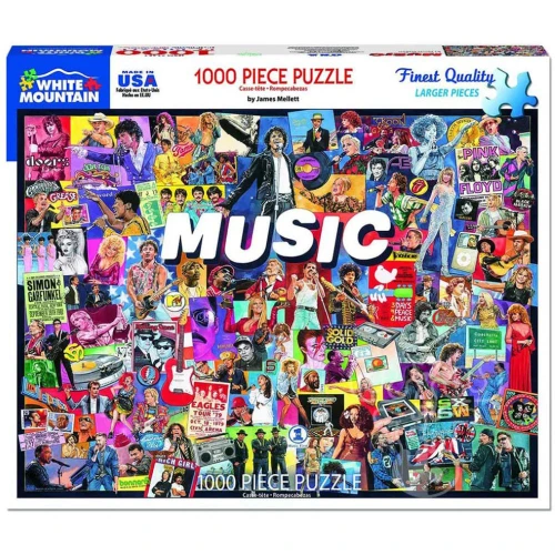 Music 1000pc Jigsaw Puzzle by White Mountain in box