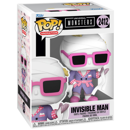 Pop! Movies: Universal Monsters - Retro Anime Invisible Man