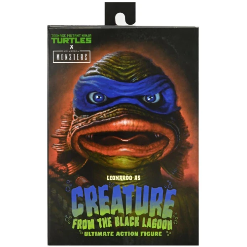 Universal Monsters X Teenage Mutant Ninja Turtles Leonardo as The Creature 7-Inch Action Figure by NECA