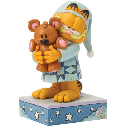 Sleepy Garfield With Pooky By Jim Shore