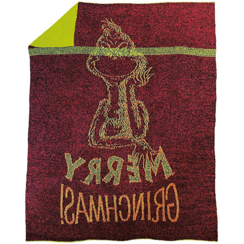 Merry Grinchmas Soft Blanket - Reverse