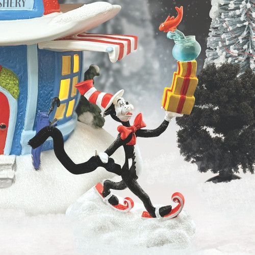 Lifestyle Photo of Cat in the Hat Looking Dapper Accessory