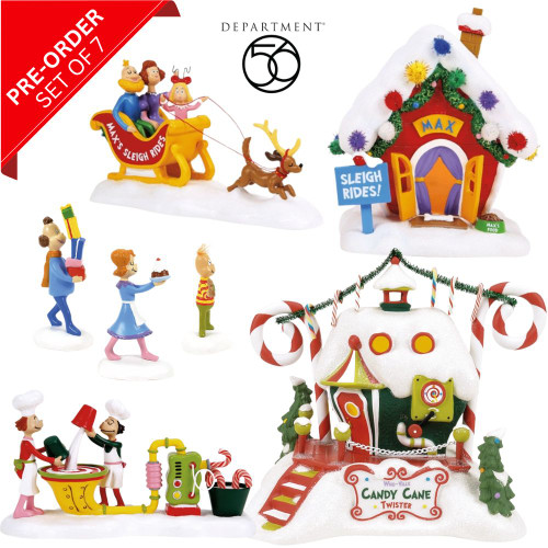 Department 56 Grinch Village 2026 Set of 7