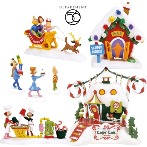 Department 56 Grinch Village 2026 Set of 7