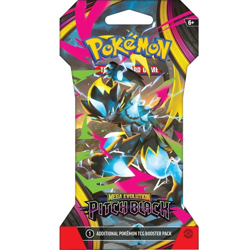 Pokemon Pitch Black Sleeved Booster Pack