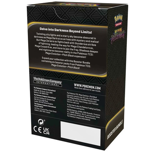 Pokemon Pitch Black Booster Bundle - Rear