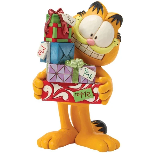 Garfield with Presents Figure By Jim Shore