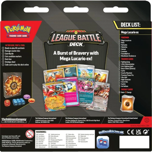 Pokémon TCG: Pokemon ex League Battle Deck Mega Lucario ex