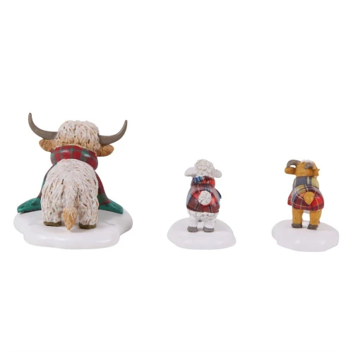 Highland Animals Set Of 3 - Rear View